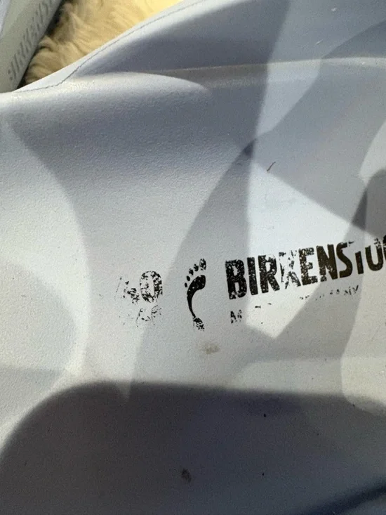 Birkenstock Light Blue Arizona EVA Slip-On Sandals - Picture 6 of 7